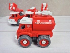 Set 4 camioncitos de bomberos 